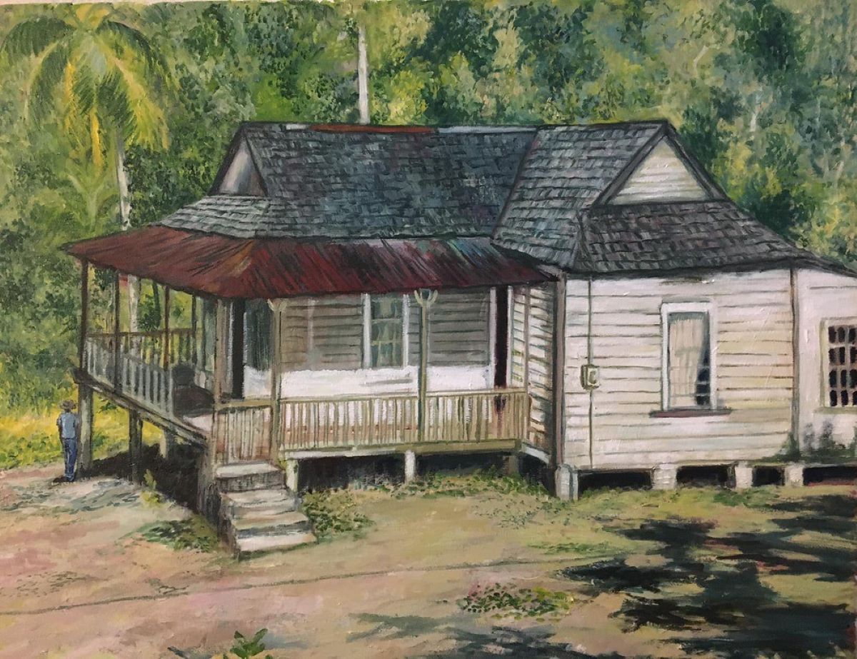 Old House — Oil painting by Vaughn Tucker
